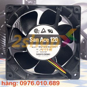 Quạt SANYO DENKI 9G1224G1D01, 24VDC, 120x120x38mm