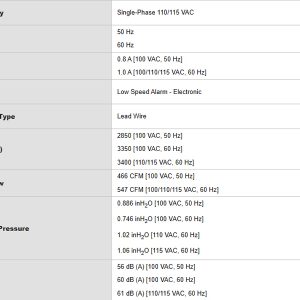 QUẠT ORIX MRS20-BM, 110/115VAC, 200x200x90mm