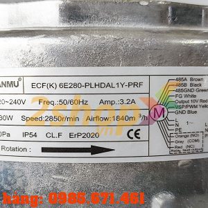 Quạt SANMU ECF(K)6E280-PLHDAL1Y-PRF, 230VAC, 280mm