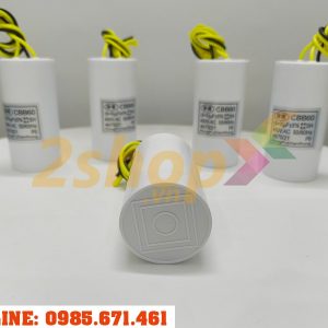 Tụ điện CBB60 9+9uF, 450VAC Dây cắm