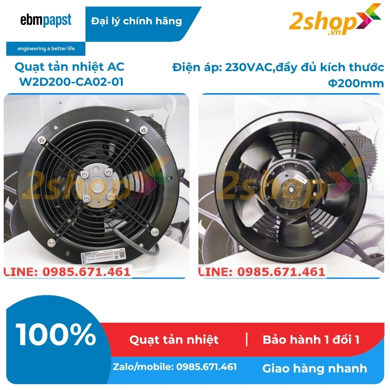 EBMPAPST W2D200-CA02-01