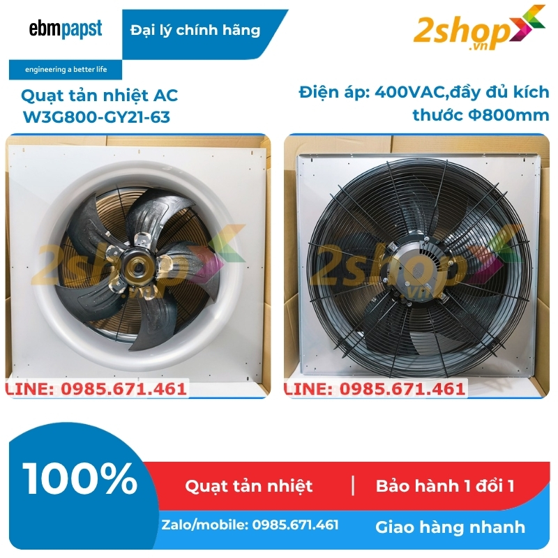 EBMPAPST W3G800-GY21-63